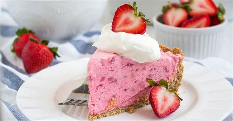 Strawberry Icebox Pie Oh Sweet Basil