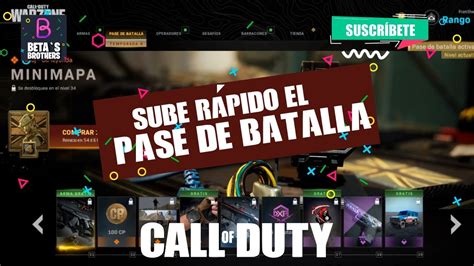 Como Subir Super Rapido El Pase De Batalla De Call Of Duty Warzone Y Un