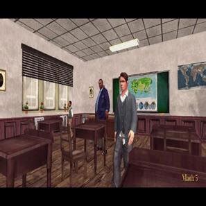 Videogame environment Bully [22] Figure 2. Bully video game math class ...