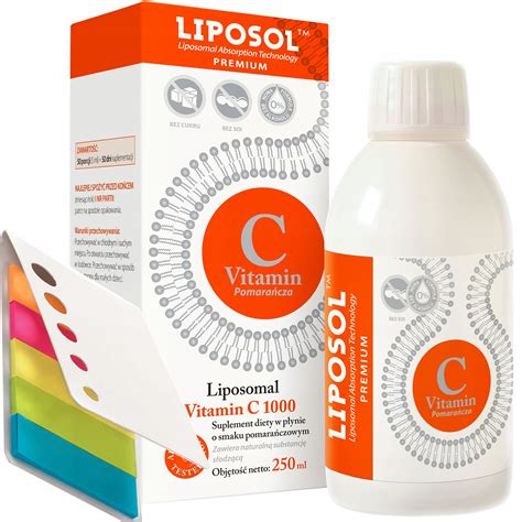 Liposol C 1000 Liposomalna Witamina C 1000 PREMIUM 250 Ml Smak