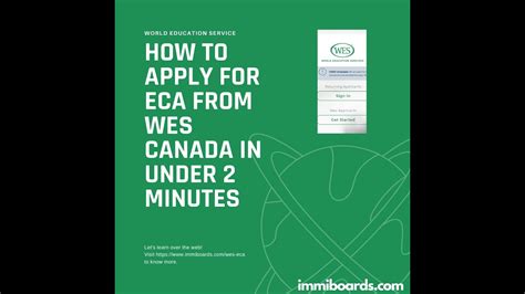 Apply For Eca From Wes Canada In 2 Minutes Youtube