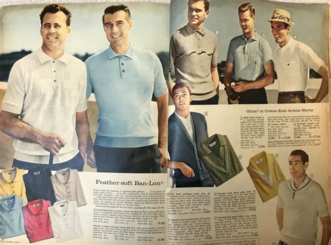 Polos 1960s Sears Catalog Spring And Summer Sears Catalog Chef Jackets Shirts