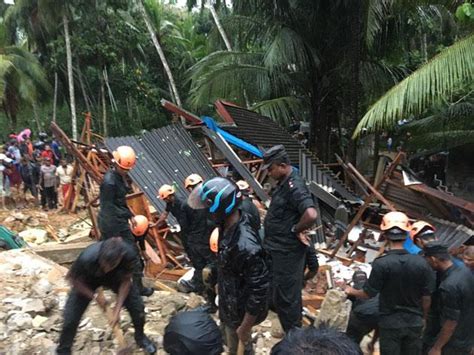 House Buried With 4 People In Warakapola One Rescued Ceylon Independent