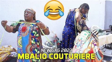 NOUVEAU GAG 2023 MBALIO COUTURIERE AVEC MBALIOSOMBO TANTINE LINDA