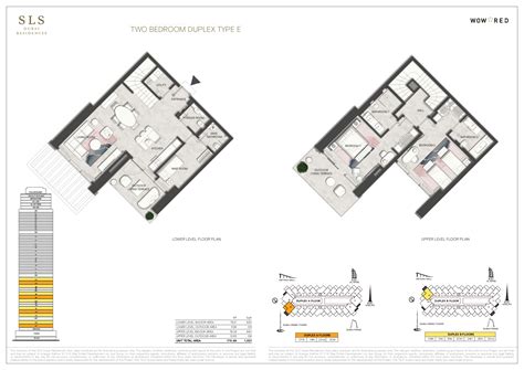 Floor Plans SLS Dubai Hotel And Residences Business Bay By WOW Real