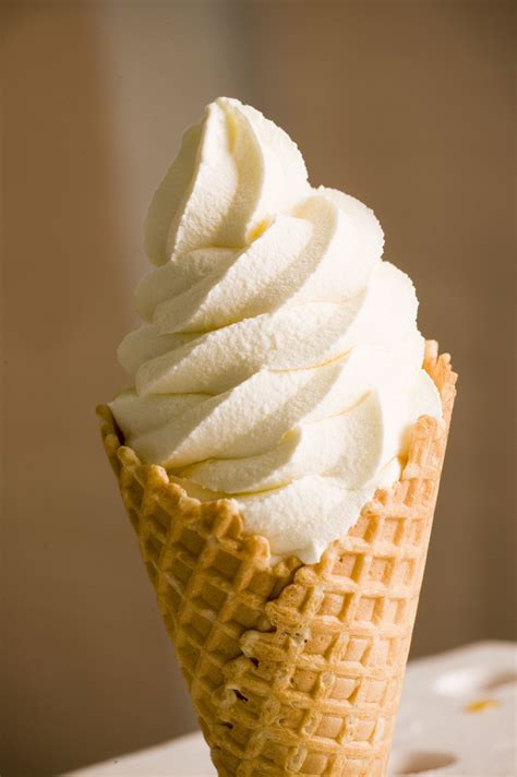 Vanilla Waffle Cone Ice Cream Waffle Cone Ice Cream Photography