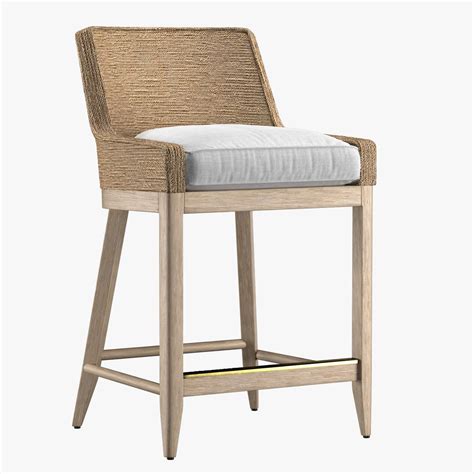 Marisol Seagrass Track Stool 3d Turbosquid 1452924