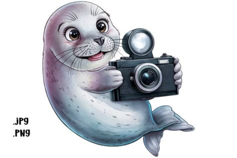 Seal Photographer Graphic By Joanna Redesiuk Creative Fabrica