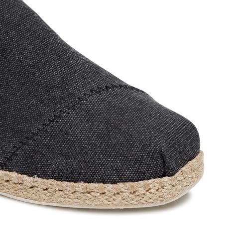 Espadryle Toms Deconstructed Alpargata Rope 10011621 Czarny Eobuwie