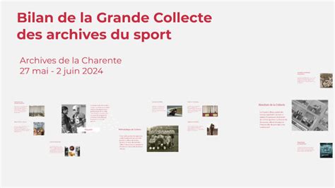 Bilan De La Grande Collecte Des Archives Du Sport By Lucile Garr Ta On