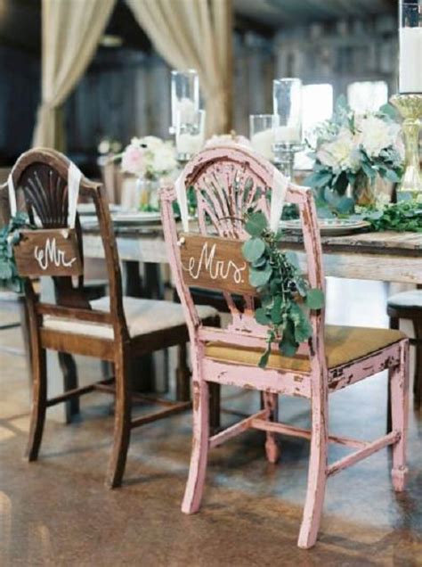 Rustic Sweetheart Chairs And Sign Wedding Decor Deer Pearl Flowers