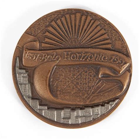 Medalha Belo Horizonte 1897 1997