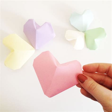 Diy Coeur Origami Lo Cia Itr Ma