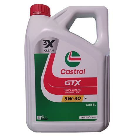 CASTROL GTX 5W30 C4 4L First Gr