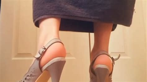 Sexy Feet Trying On Sexy Peep Toe Slingbacks And Wedges Ria Ts Foot Cuckold Humiliation