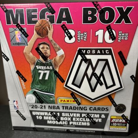 Panini Mosaic Basketball Mega Box Cards Sealed Melo Edwards