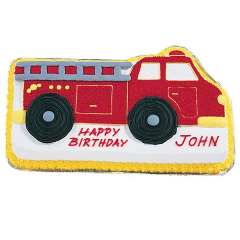 Fire Truck Cake Wilton