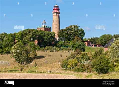 Lighthouses at Kap Cape Arkona on the Island of Rügen Mecklenburg