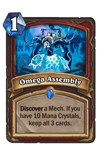 Omega Assembly Warrior Card Hearthstone Icy Veins