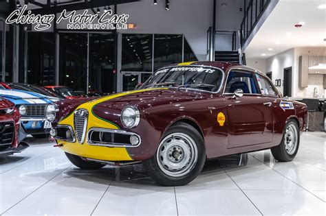 Used 1962 Alfa Romeo Giulietta Sprint 101 Series Veloce Rally Car Fully