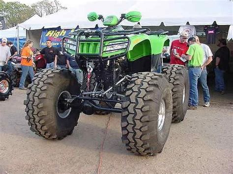 Pin By Dave Gibson On Quads And Sleds Atv Jacked Up Chevy 4 Wheeler