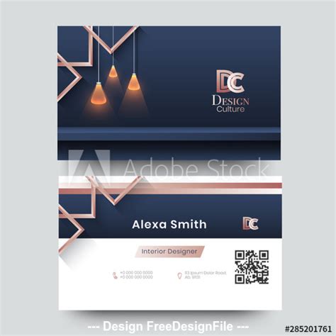 Interior Design Visiting Card Template Billingsblessingbags Org