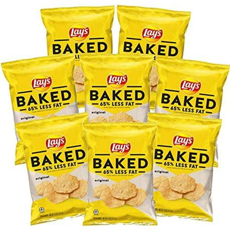 Lays® Baked Original Potato Crisps 1125 Ounce Pack Of 8