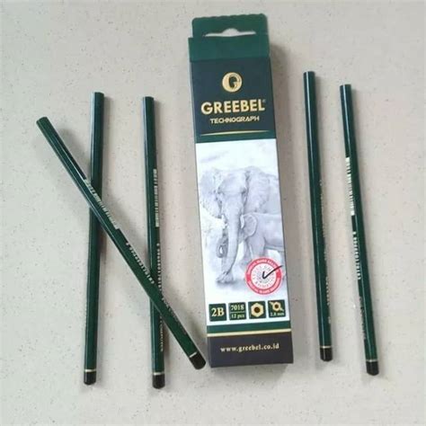 Jual Pensil 2b Greebel Isi 12 Pcs Shopee Indonesia