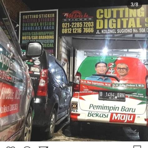 Jual Branding Mobil Partai Jakarta Timur Simbah Sticker Tokopedia