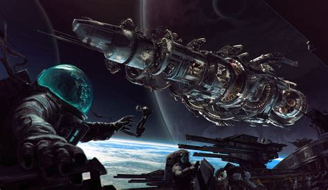 Fractured Space 4k Ultra Hd Game Wallpaper By Azure Midsummer