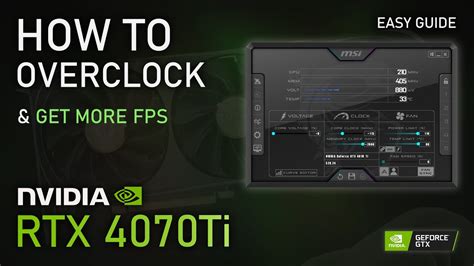 How To OVERCLOCK RTX 4070Ti For More FPS 2023 Easy Tutorial YouTube