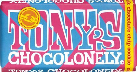 Шоколад Tony s Chocolonely Milk Chocolate Chip Cookie Bar 180г купить