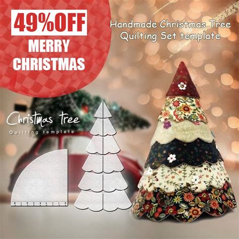 Handmade Christmas Tree Quilting Setwith Tutorial