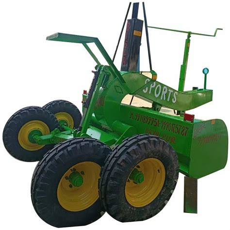 Mild Steel Reversible Hp Green Agricultural Laser Land Leveler For