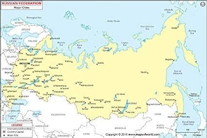 Map Russian Cities - Share Map