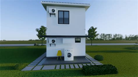 Two Storey 70 Sqm Small House Life Tiny House