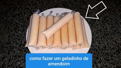 Como Fazer Um Geladinho De Amendoim Youtube