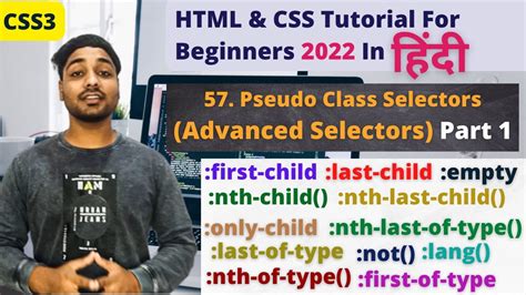 Pseudo Class Selectors Html And Css Tutorial In Hindi Youtube