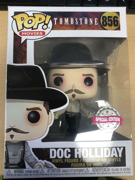 Funko Pop Movies Tombstone Doc Holliday Action Figure Vinyl Box