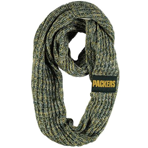 Womens Green Bay Packers Peak Infinity Scarf