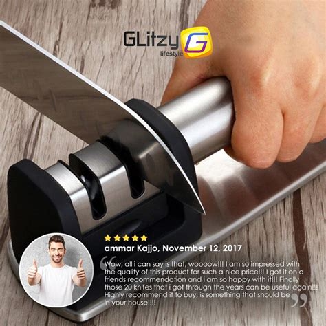 Knife Sharpener Kitchen Knives Grinder Whetstone S Grandado