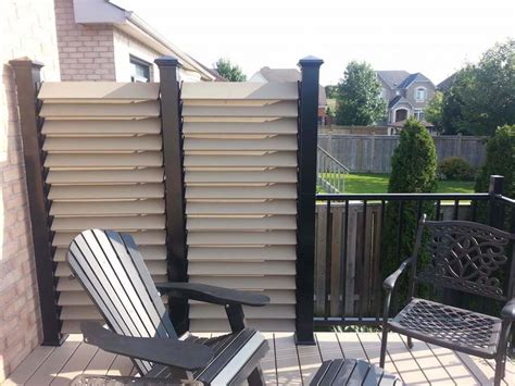 Deck Railings - FLEX•fence - Louver System | Privacy screen outdoor, Outdoor privacy, Patio ...