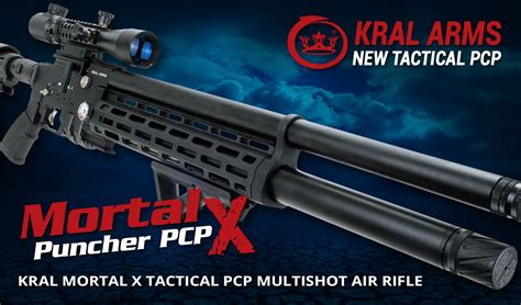 Kral Mortal X Tactical Pcp Multishot Air Rifle Just Air Guns