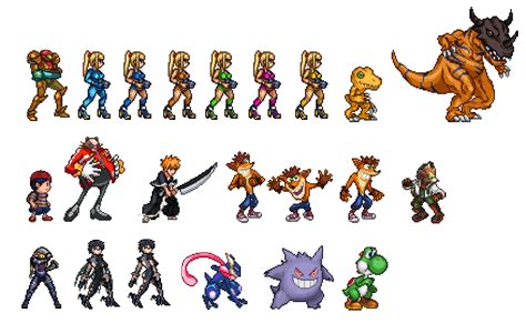 Super Smash Flash Sprites