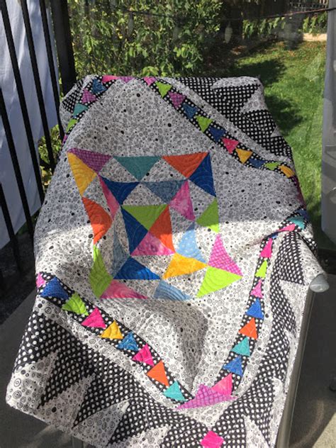 Colorful Polka Dot Quilt Pattern