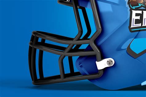 Football Helmet Mockup - 6 Views - Design Cuts