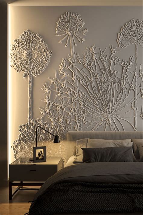 Bas Relief B 26 Wall Art Bedroom Design Idea Stone Wall Design