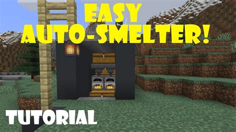 How To Make A AUTO SMELTER In Minecraft Tutorial YouTube