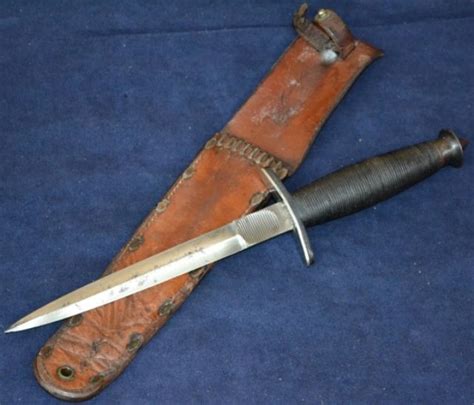 Wwii 1st Special Service Force Case V42 Fighting Knife 339 Warpath