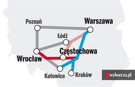 Inwestycje PKP za 1 3 mld zł Efekt Z Warszawy do Częstochowy w 1h 55